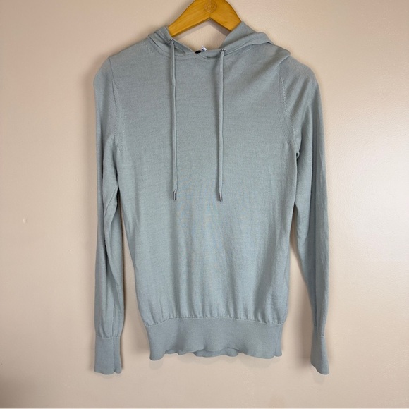 Reiss Sweaters - Reiss Women’s Hoodie Extra Fine Wool Green Size S Casual Comfortable